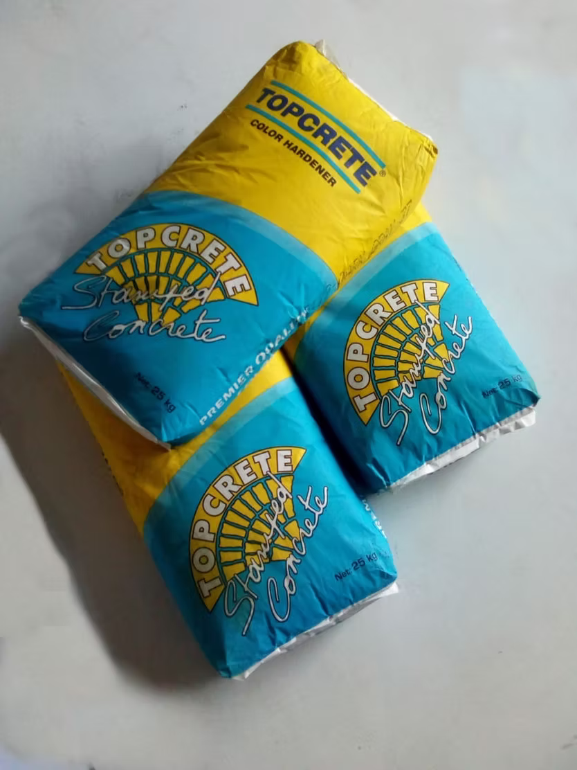 Three bags of Topcrete cement